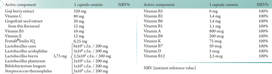 Multivitamin 100% NRV + Goji Berry