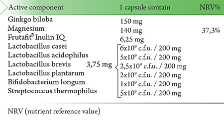 Ginkgo Biloba 150 mg + Magnesium